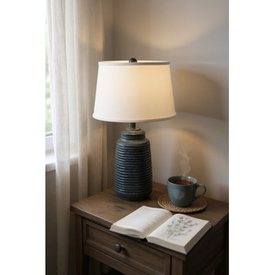 Lampe de table patinée