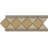 Noce 4'' 12'' Travertine Listello