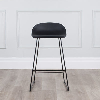 Meine Counter Stool with Steel Frame