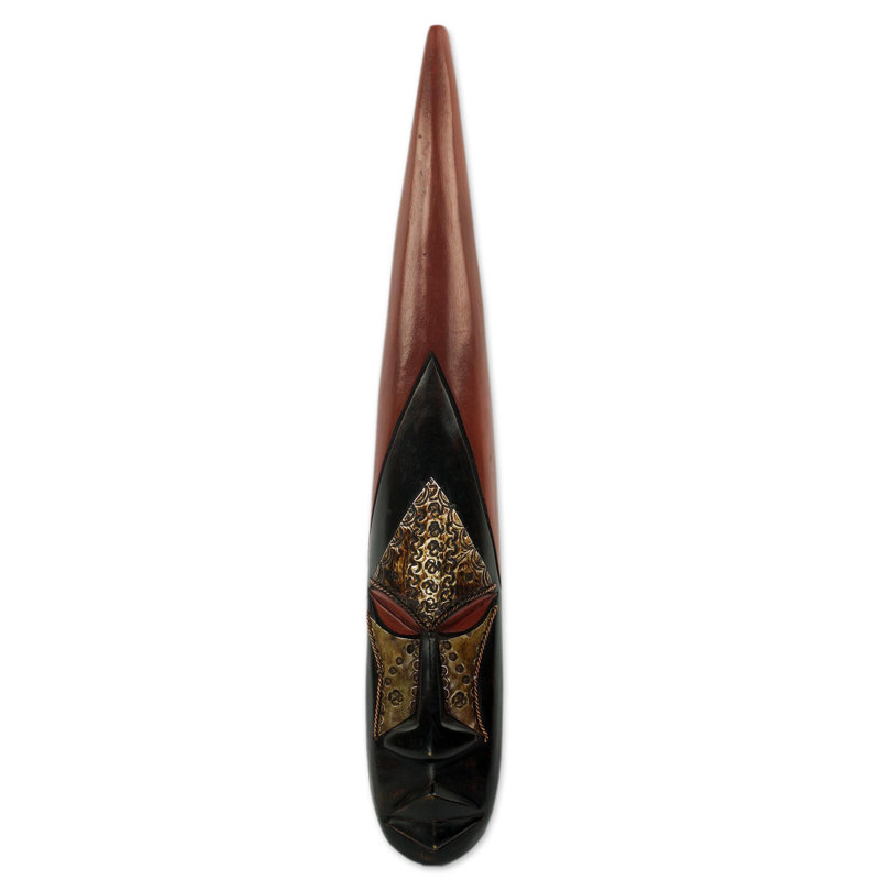 Masque de bois africain Ga Nyo