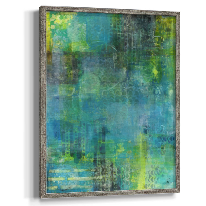 Summertime Escape, reproduction encadrée - bois massif, H 11 po x l 9 po
