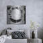 Art mural en métal luxueux «Chalk Leaf 1» par Karen Smith, art mural en métal, 36 po x 36 po