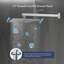 Complete Shower System with Rough-in Valve-62512273-62512275