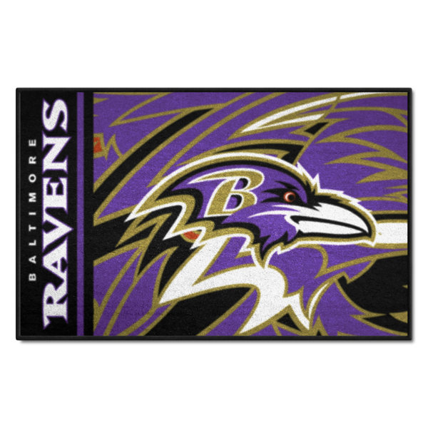 Baltimore Ravens 3-Piece Retro Spirit Decals