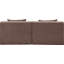 Causeuse modulaire en tissu Eilene Chenille-113470844-112472594