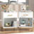 1-drawer Nightstand With Open Storage Side Table (set Of 2)