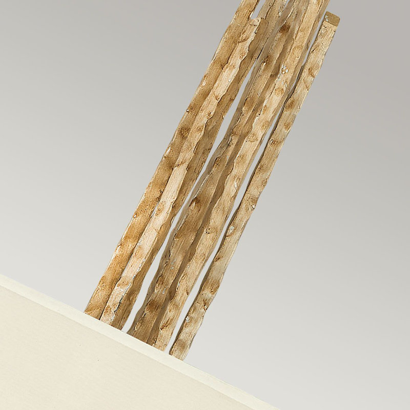 Herefordshire 6 - Light Drum Pendant, Champagne Gold