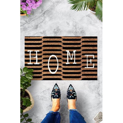 Durable PVC Doormat, Non-Slip Underside, 15.7 x 23.6 inches | 100% PVC Material, Machine Washable at 86°F | Perfect for Indoor & Outdoor Use, Easy to Clean, Stylish & Functional Welcome Mat