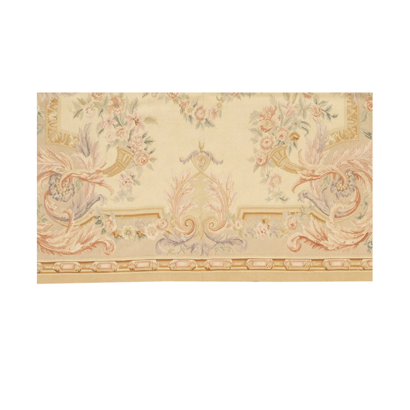Hand-Knotted High-Quality Cream Area Rug