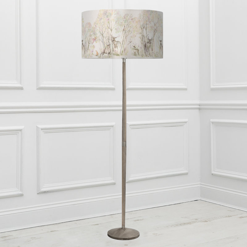 164cm Brown Traditional Floor Lamp