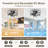 Greidis 20inch Ceiling Fan with Light, Modern Flush Mount Ceiling Fan, 6-Speed Remote Control, LED Light Kit Included, Low Profile for Bedroom Living Room, Matte Black