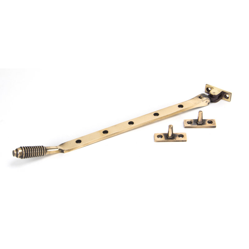 Reeded Stay Door Accessory, Aged Bronze