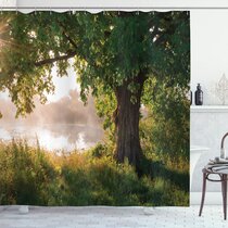 VividHome Tree Shower Curtain Tree and Bird Silhouette Waterproof Bathroom  Fabric Shower Curtains 72…See more VividHome Tree Shower Curtain Tree and