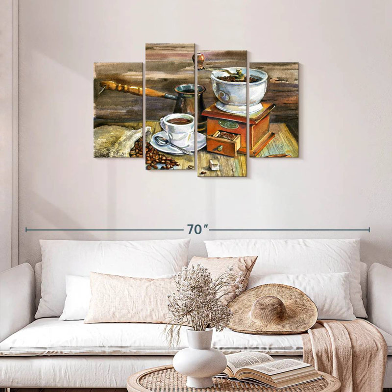 Café moulu Yarlin, H 27 po x l 43 po