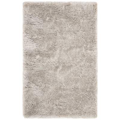 Pihu Shag Hand Tufted Performance Solid Color Rug