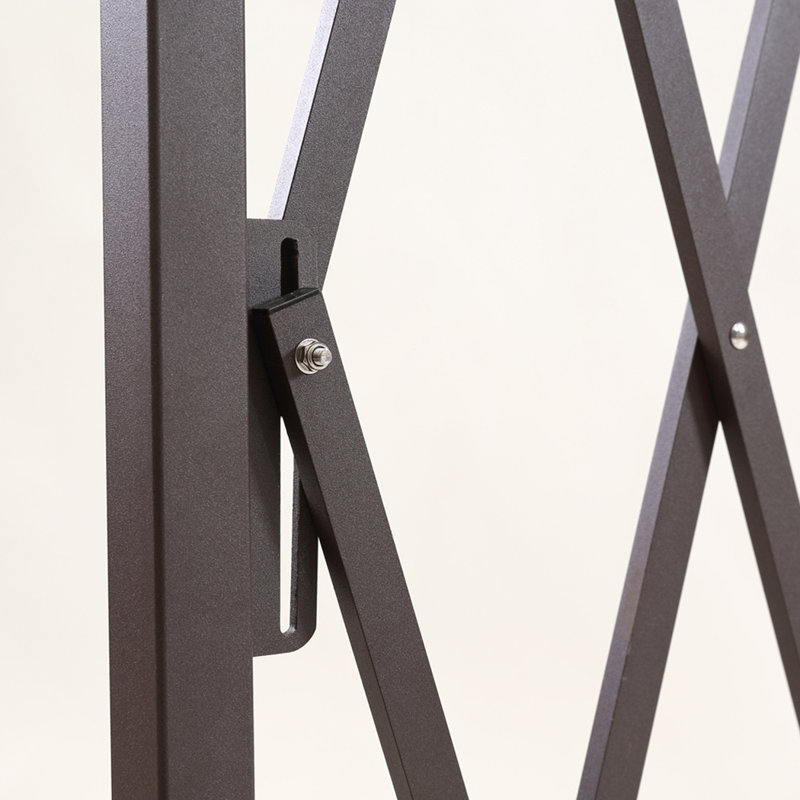 Cathaleen 97cm H x 330cm W Metal Expanding Trellis