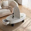 Table basse ovale avec tiroir caché et espace de rangement