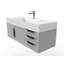 Meuble-lavabo mural simple 48 po avec comptoir à surface solide 48 po-508761565-508816263-435453708