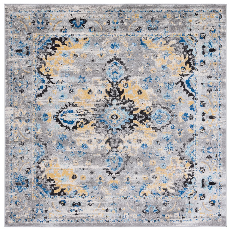 Madison Jute Oriental Rug, Square 6'7"