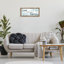 «Love Makes Family with Herbs», art mural sur toile flottant gris, design par Marcus Prime-956538830-957309694