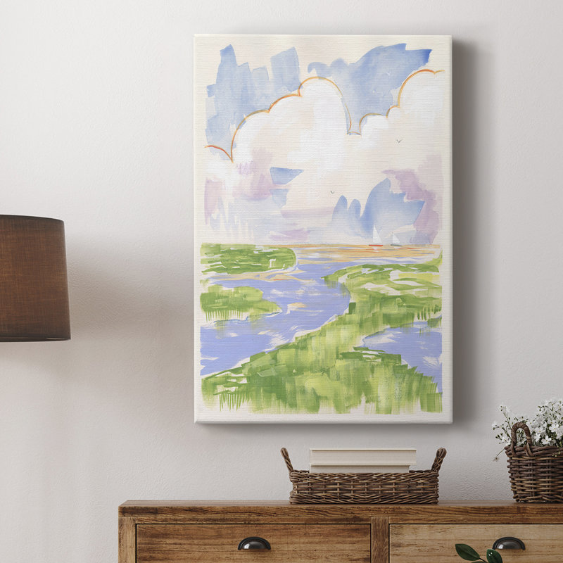 Low Country River Vista II - galerie sur mesure, H 18 po x l 12 po