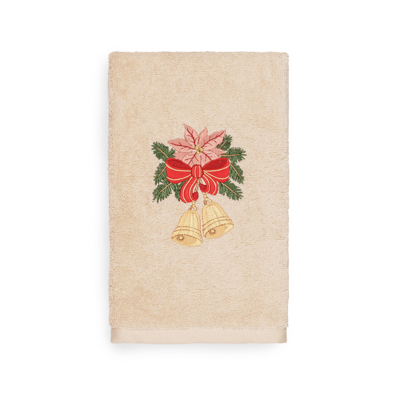 Christmas Midweight Hand Towel, Sand