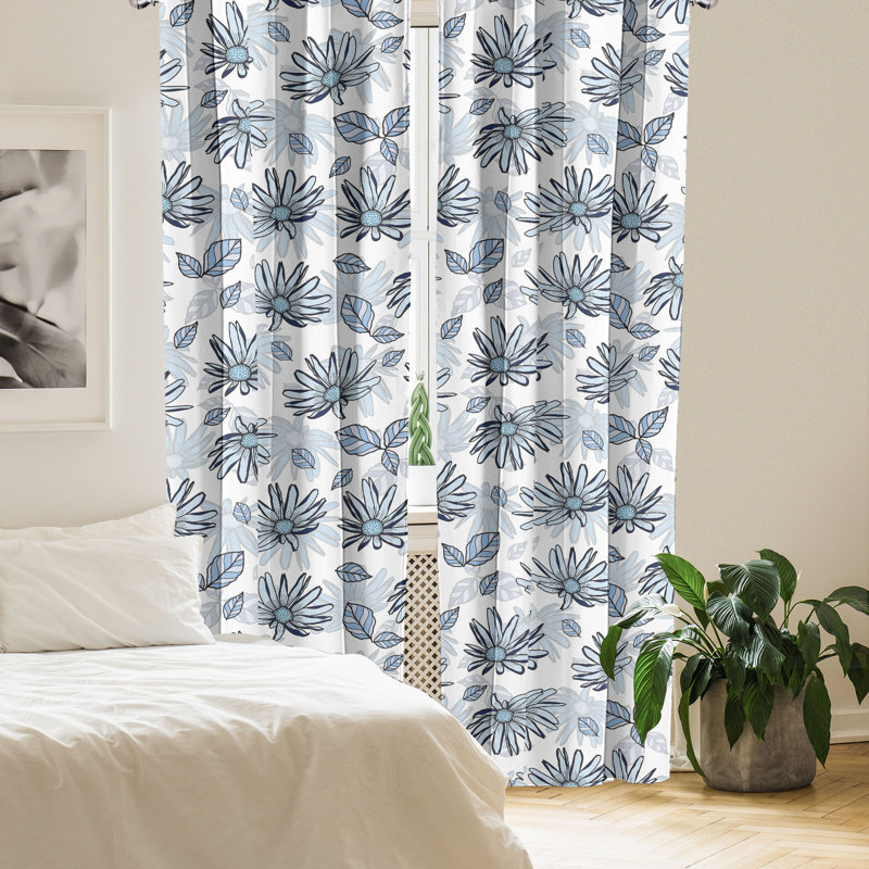 Casein Semi Sheer Curtain Pair