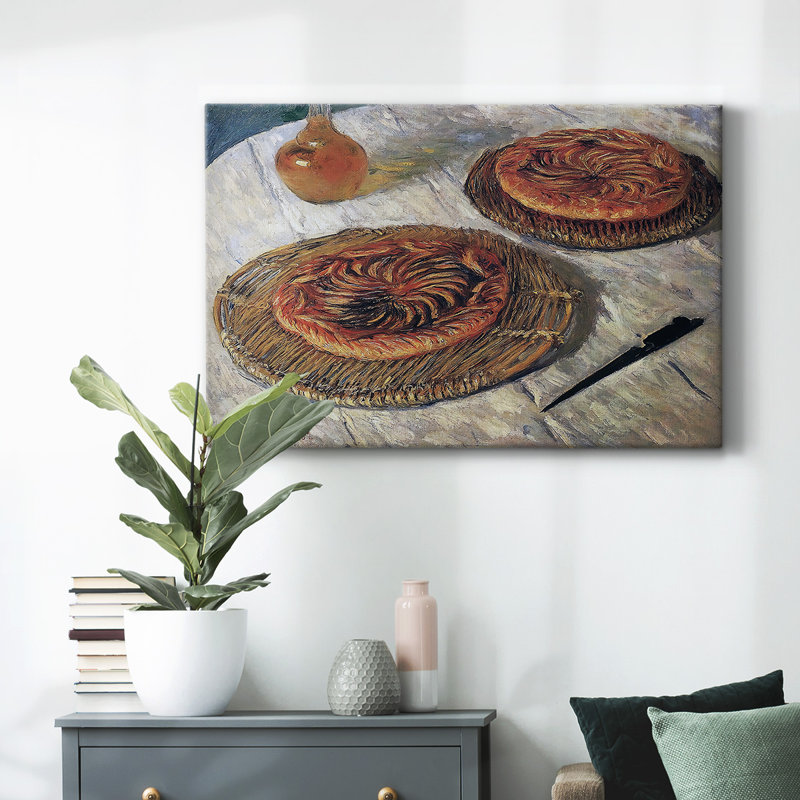 Les Galettes, 1882, toile tendue avec châssis, H 8 po x l 12 po