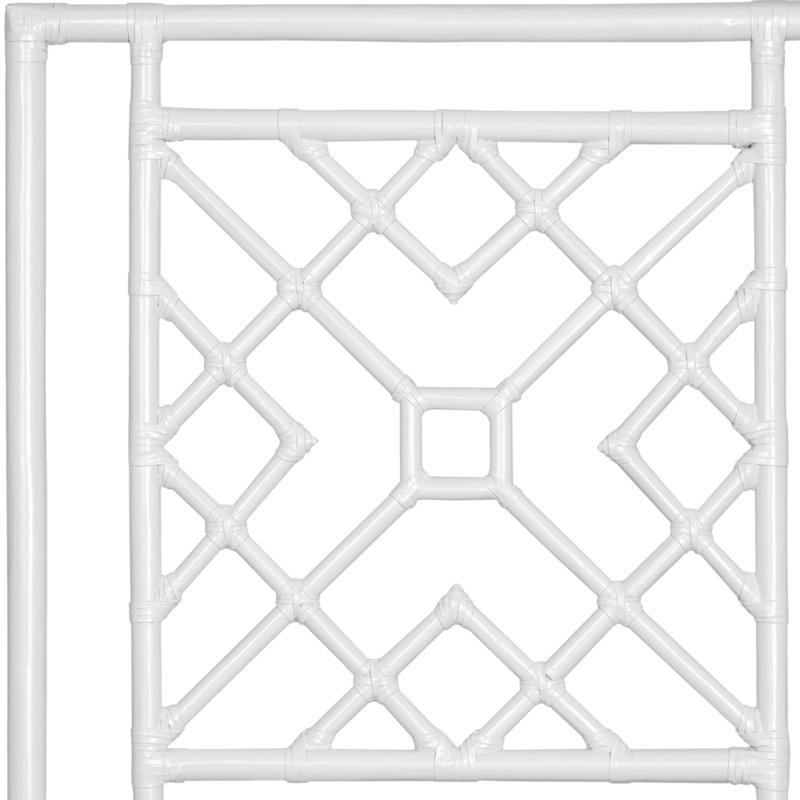 Ananias Headboard, White, Queen