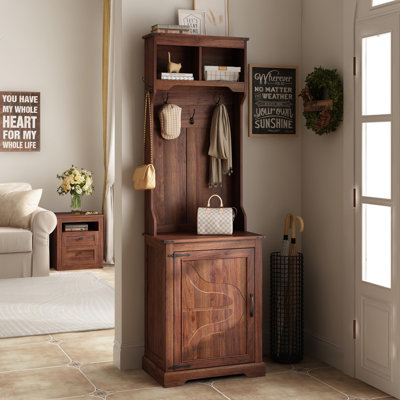 Hall Tree With Shoe Storage Bench