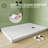 48" x 32" White Shower Base with Drain Assembly and Drain Cover Included, Non-slip Shower Pan-100782565