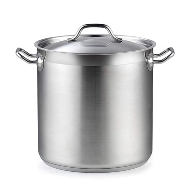 Marmite en acier inoxydable de 11 pintes avec couvercle Cooks Standard Professional