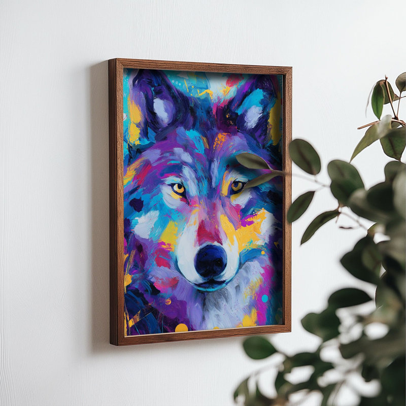 Peinture décorative en panneau de fibres à densité moyenne, H 13,98 po x l 18,5 po x P 0,79 po