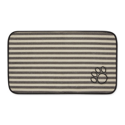 Striped Polyester Pet Bed