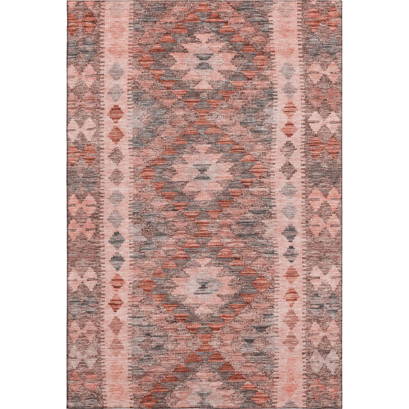 Premium Machine Washable Barry AMF1226 Global Rug, Rectangle 10' x 14'