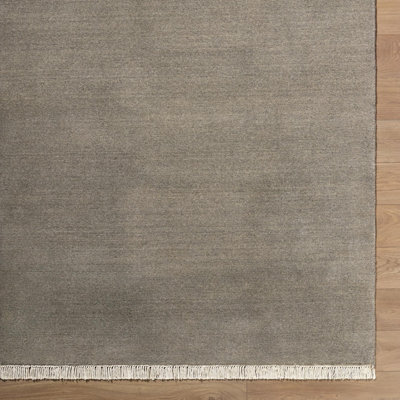 Clio Hand-Loomed Beige Wool Rug
