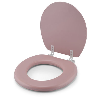 Siège de toilette rembourré doux et brodé