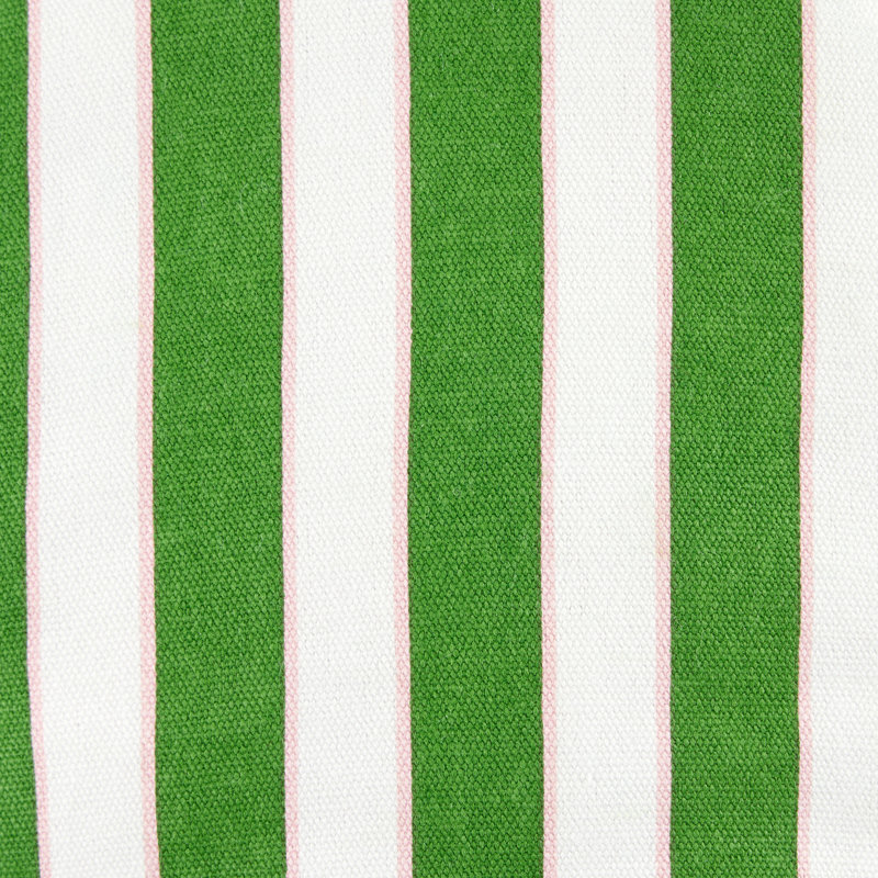 Green and Pink Striped Silicone Oven Mitts, 2-Piece Set