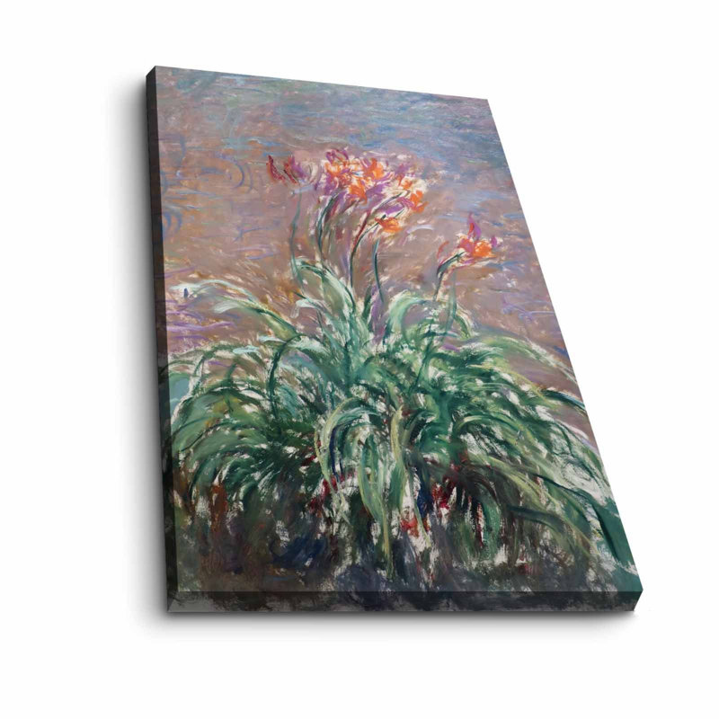 Claude Monet - peinture sur toile tendue