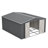 12*14 Ft Metal Outdoor Storage Shed With Floor Frame And Lockable Door For Backyard Patio Lawn,gray