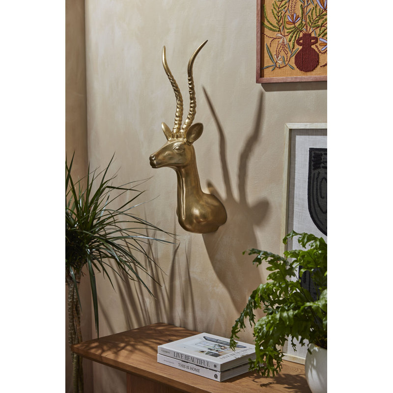 Tête d'antilope 10 po x 12 po x 27 po