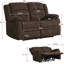 Fauteuil inclinable de cinéma maison en chenille de 58 po de largeur-2116469033