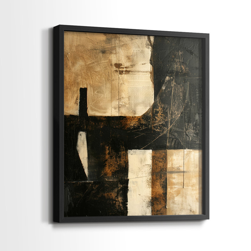 ABSTRACT Series CCCCXXVI - Impression encadrée de qualité supérieure - Prêt à accrocher - Aucun clou requis, H 11 po x l 9 po