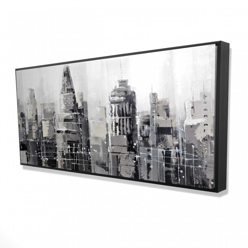 «Gray City», reproduction sur toile