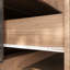 Bibliothèque de 94,5 po avec portes en verre, armoire de rangement à 3 niveaux avec lumières DEL