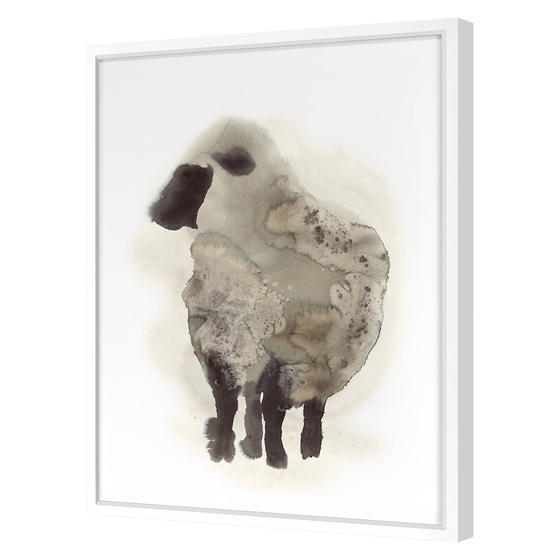 So Fluffy 3 Print by Ngo, PC, 35" H x 27" W, White Framed