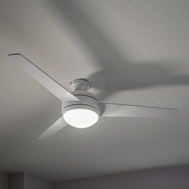 9.1 Inch Ceiling Fan Replacement Glass Globe, Treviento Collection, White