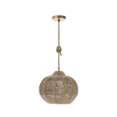Hempstead 1 - Light Beige Geometric Pendant