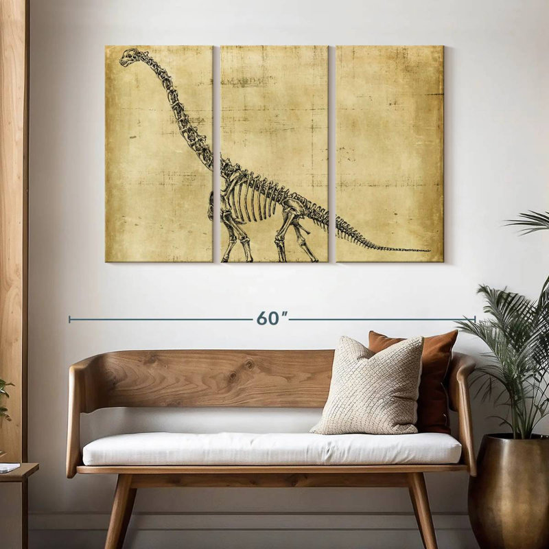 Brampt Brachiosaurus Study, 32" H x 50" W