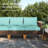 Argyri 8-Piece Wicker Outdoor Patio Conversation Furniture Sectional Set with Fire Pit Table-98041619-93464938